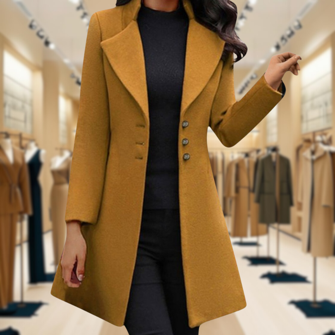 Bianchi – Slim Fit Langarmmantel