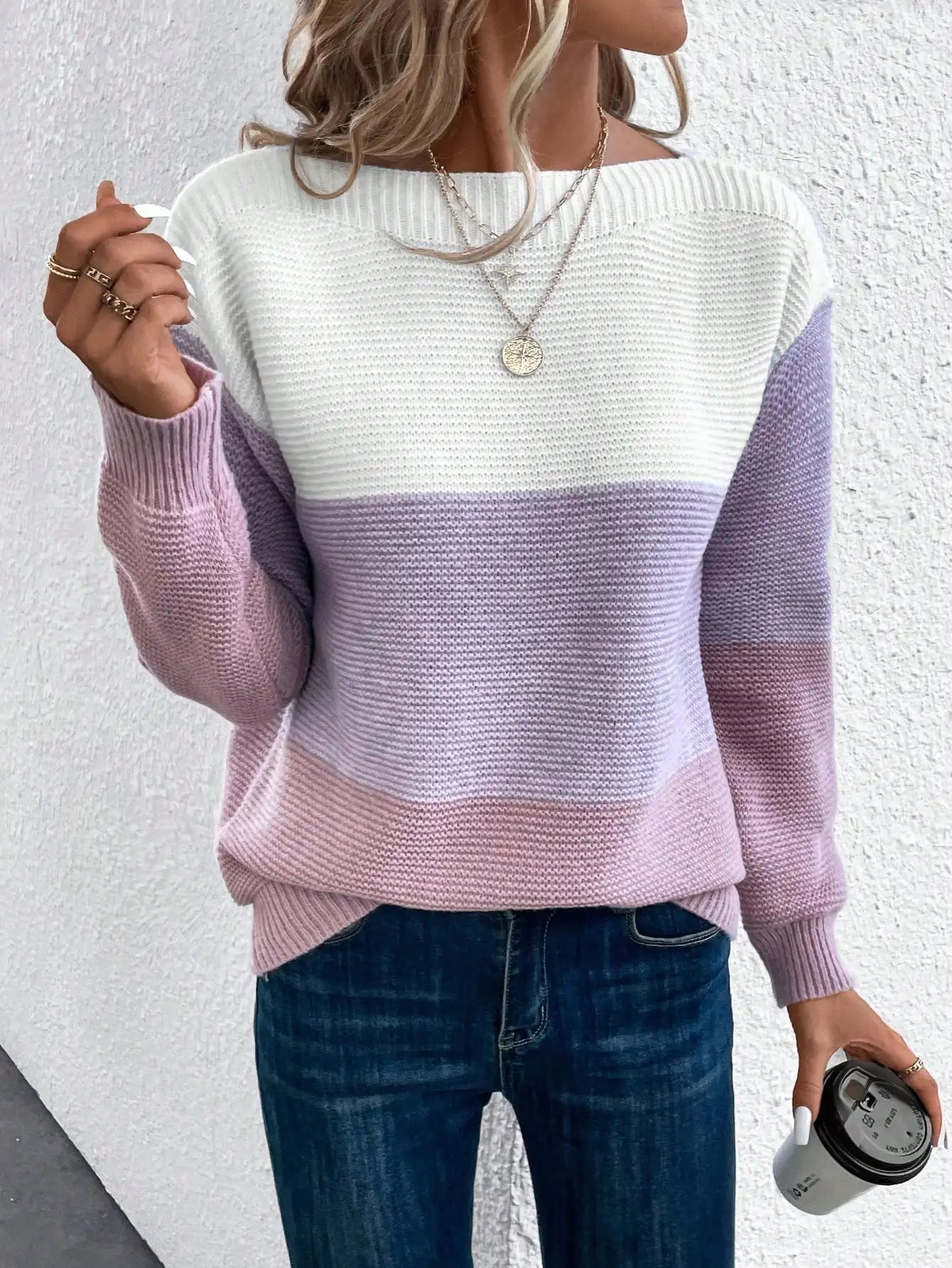 Daphne – Ombre-Strickpullover