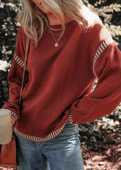 Marisa – Schicker Kontrastpullover