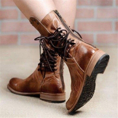 Anita – Stylische Lederstiefeletten 