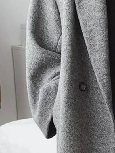 Layla – Übergroßer Wollmantel