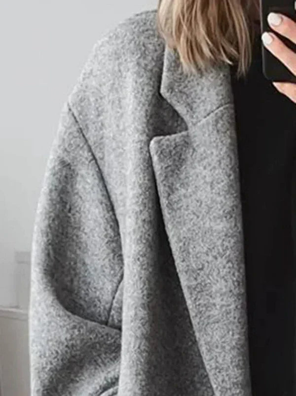 Layla – Übergroßer Wollmantel