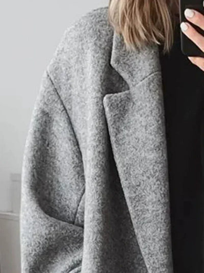 Layla – Übergroßer Wollmantel