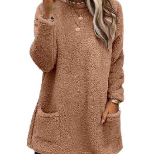 Lucy - Fleecepullover Langer Pullover 