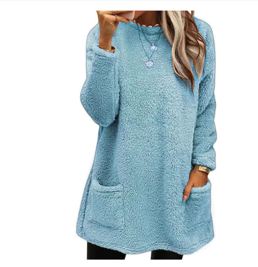 Lucy - Fleecepullover Langer Pullover 