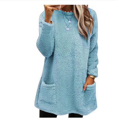 Lucy - Fleecepullover Langer Pullover 