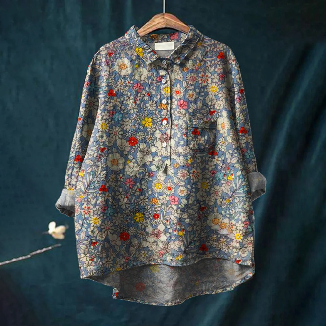 Isabella - Premium Damenshirt mit Hundeprint 