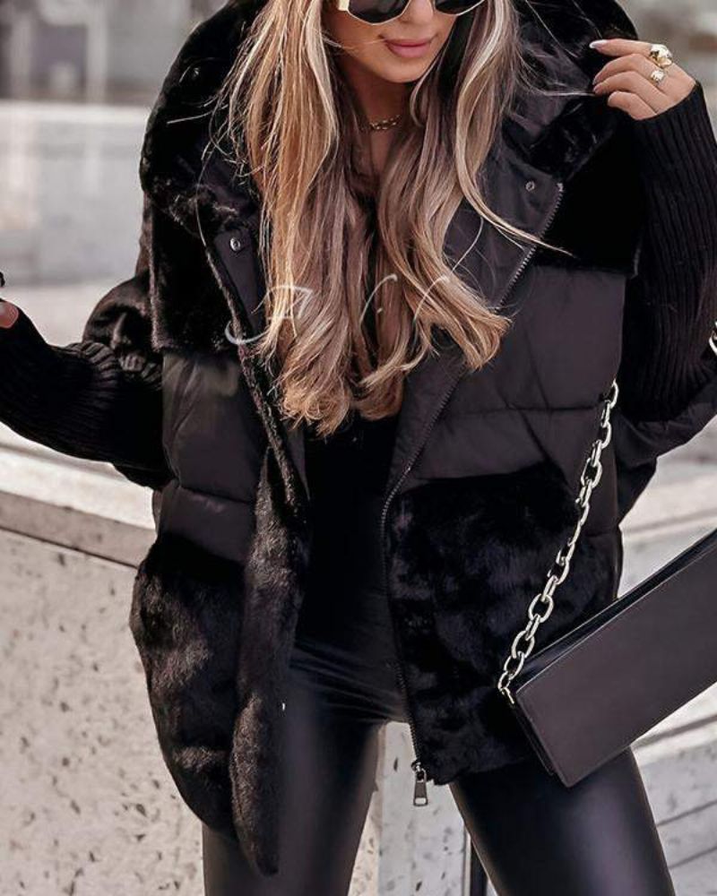 RAINA - Kuschelige Kapuzenjacke