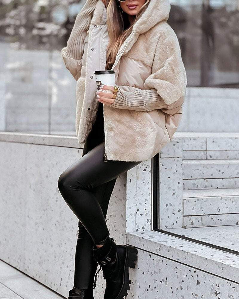 RAINA - Kuschelige Kapuzenjacke