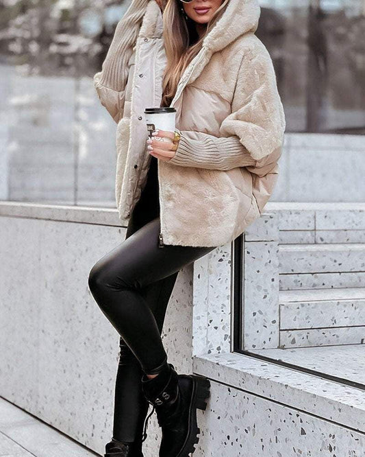 RAINA - Kuschelige Kapuzenjacke