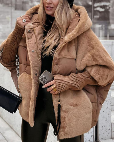 RAINA - Kuschelige Kapuzenjacke