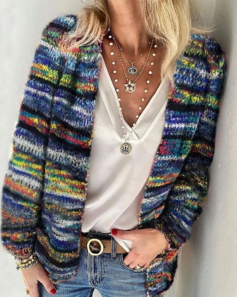 Sarai – Strickjacke aus Kunststrick 