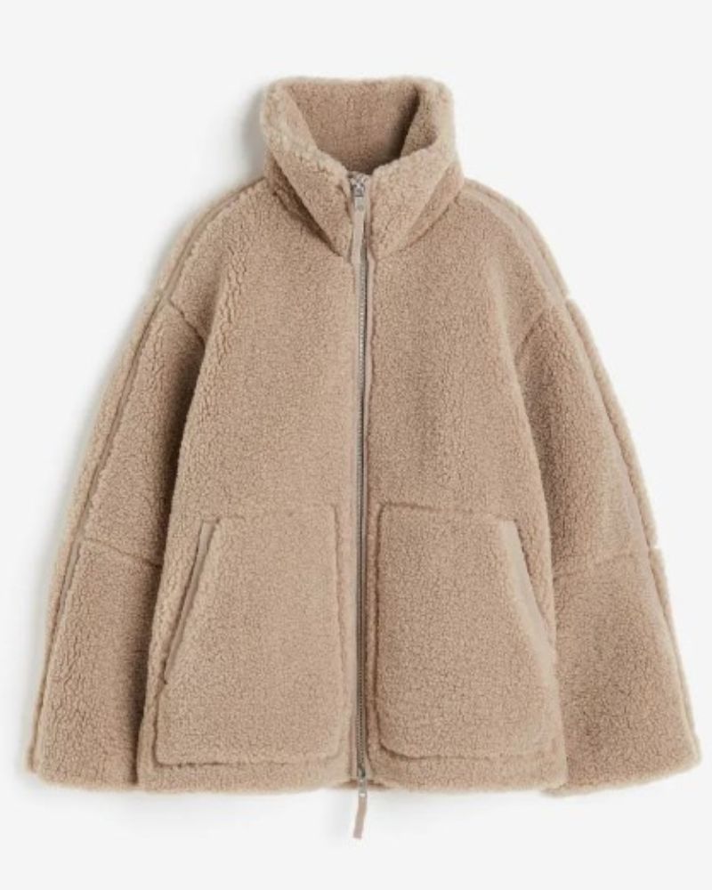 Penelope – Kuschelige Teddy-Pufferjacke
