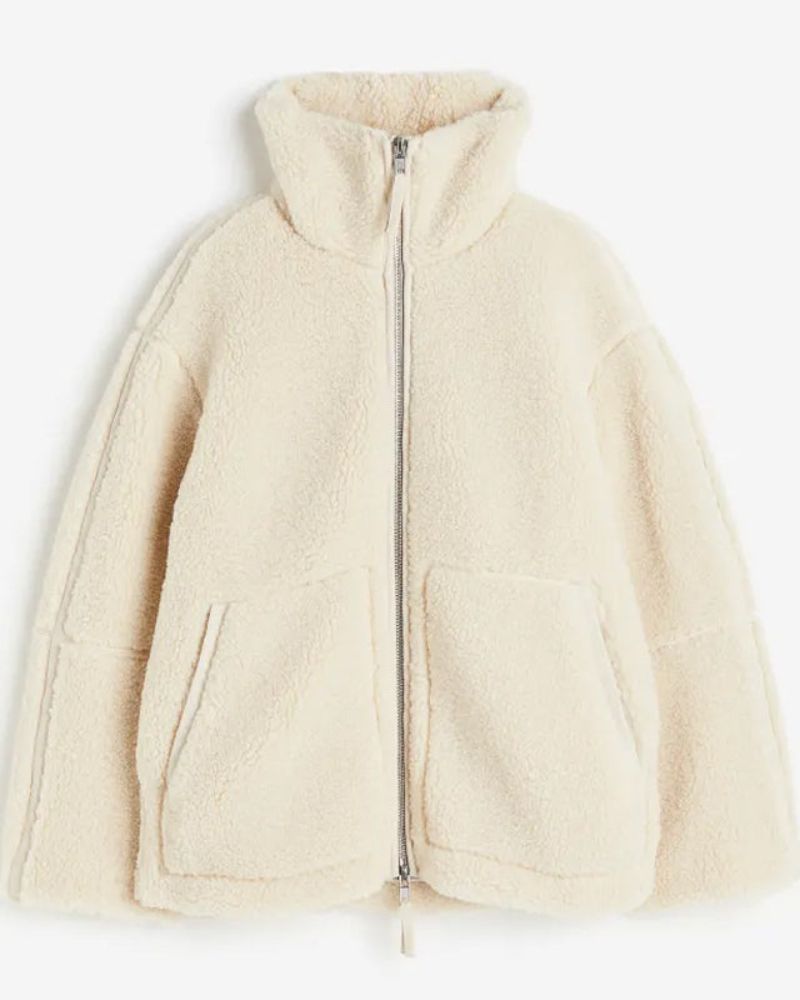 Penelope – Kuschelige Teddy-Pufferjacke