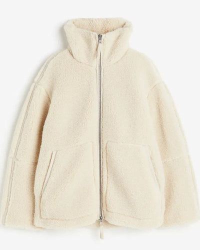 Penelope – Kuschelige Teddy-Pufferjacke