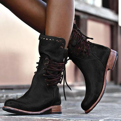 Anita – Stylische Lederstiefeletten 