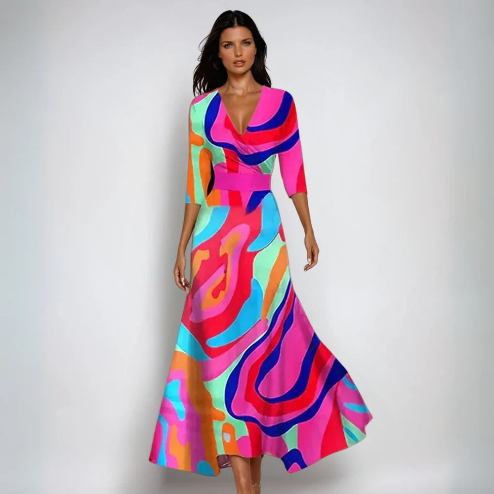 Elise™ – Raffiniertes Blumenkleid für unerschütterliches Selbstvertrauen