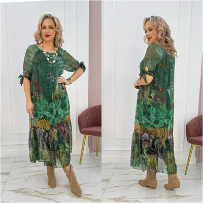 Eliana – Luftiges und atmungsaktives Midikleid