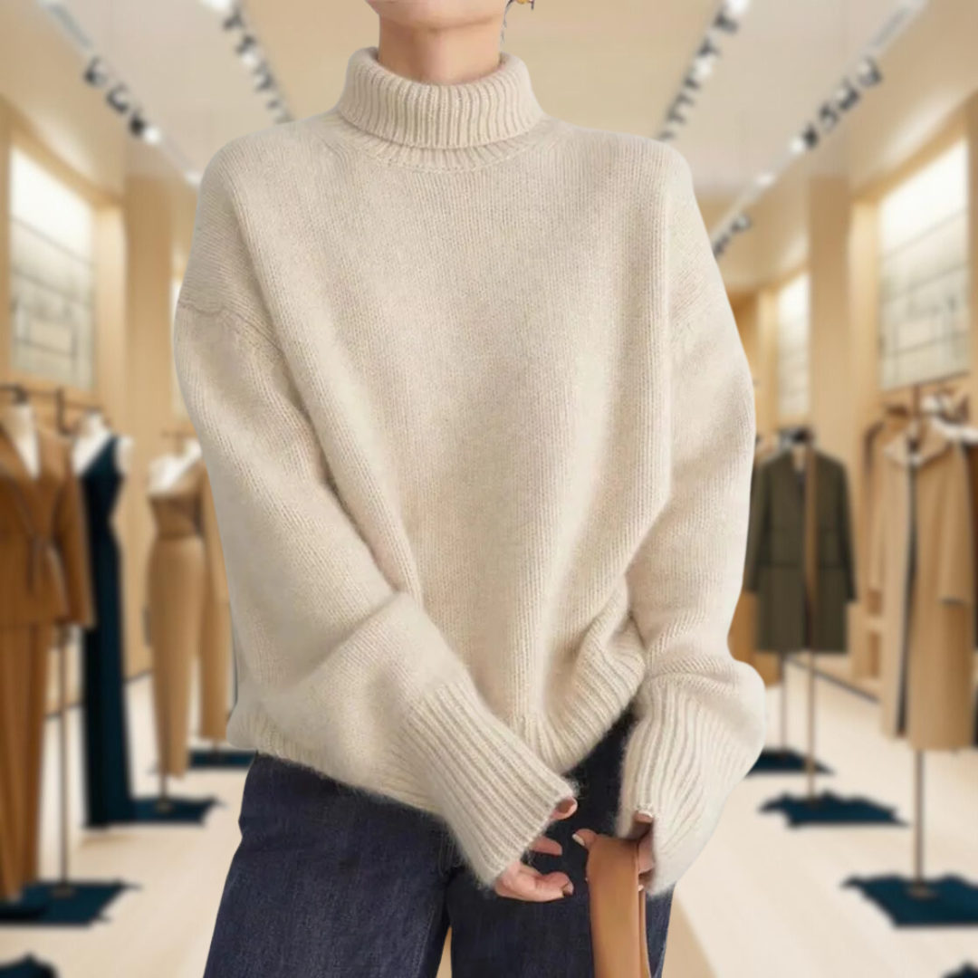 Mirrin - Rollkragenpullover aus Wolle 