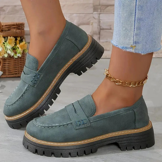 Chaye – Matte Schuhe im britischen Stil 