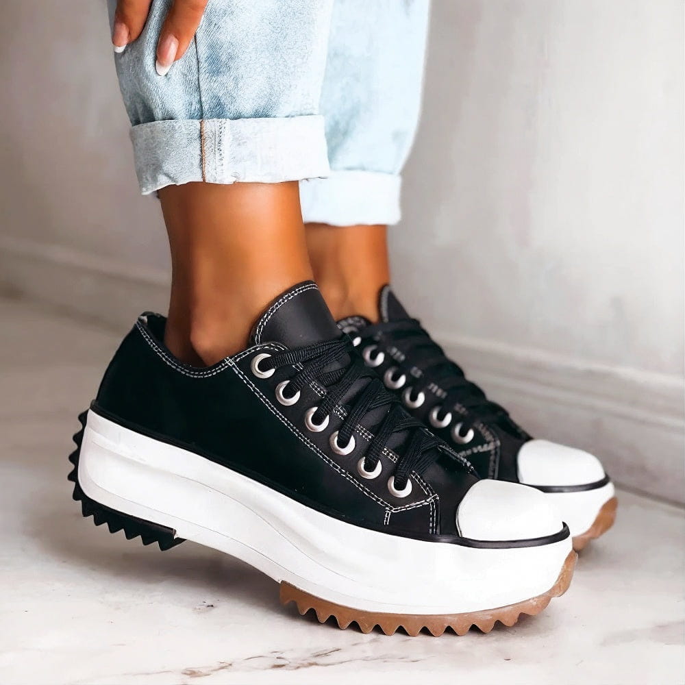 Liz – Plattform-Sneaker aus Leder