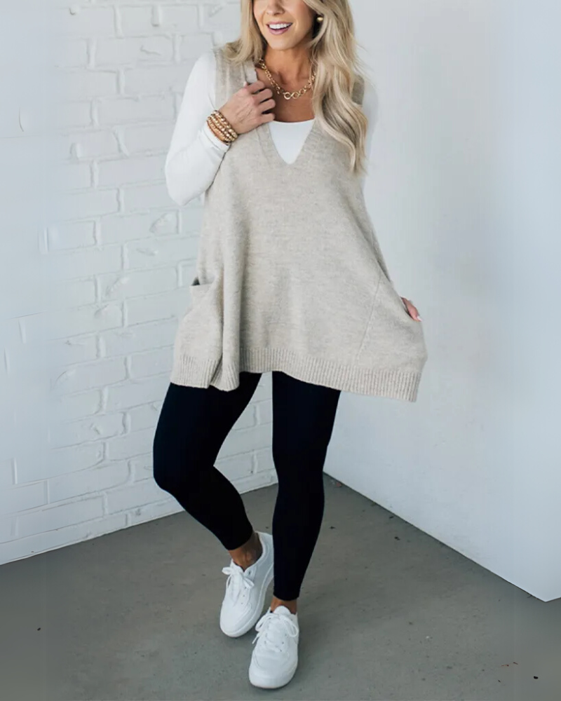 Arola – Kuschelige Strickweste 