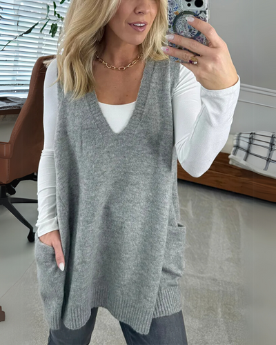 Arola – Kuschelige Strickweste 