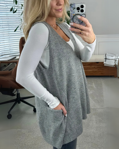 Arola – Kuschelige Strickweste 