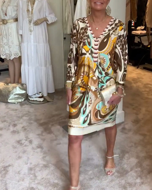 Mariane – Kleid mit Retro-Blumendruck 