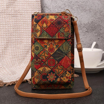 Nina | Boho-Blumen Accessoire Umhängetasche