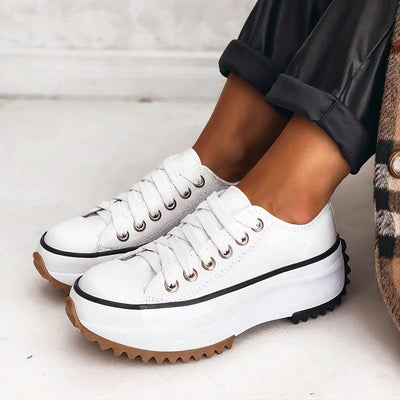 Liz – Plattform-Sneaker aus Leder