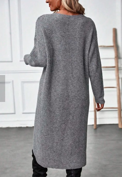 Olivia – Langes Strickkleid