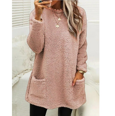 Lucy - Fleecepullover Langer Pullover 