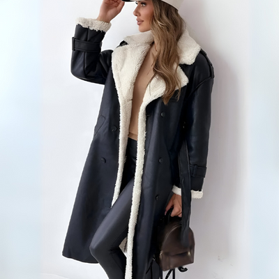Vivienne - Mantel mit Kragen und Revers