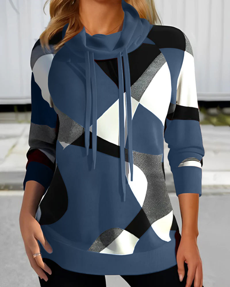 Clara – Kapuzenpullover mit Farbblock