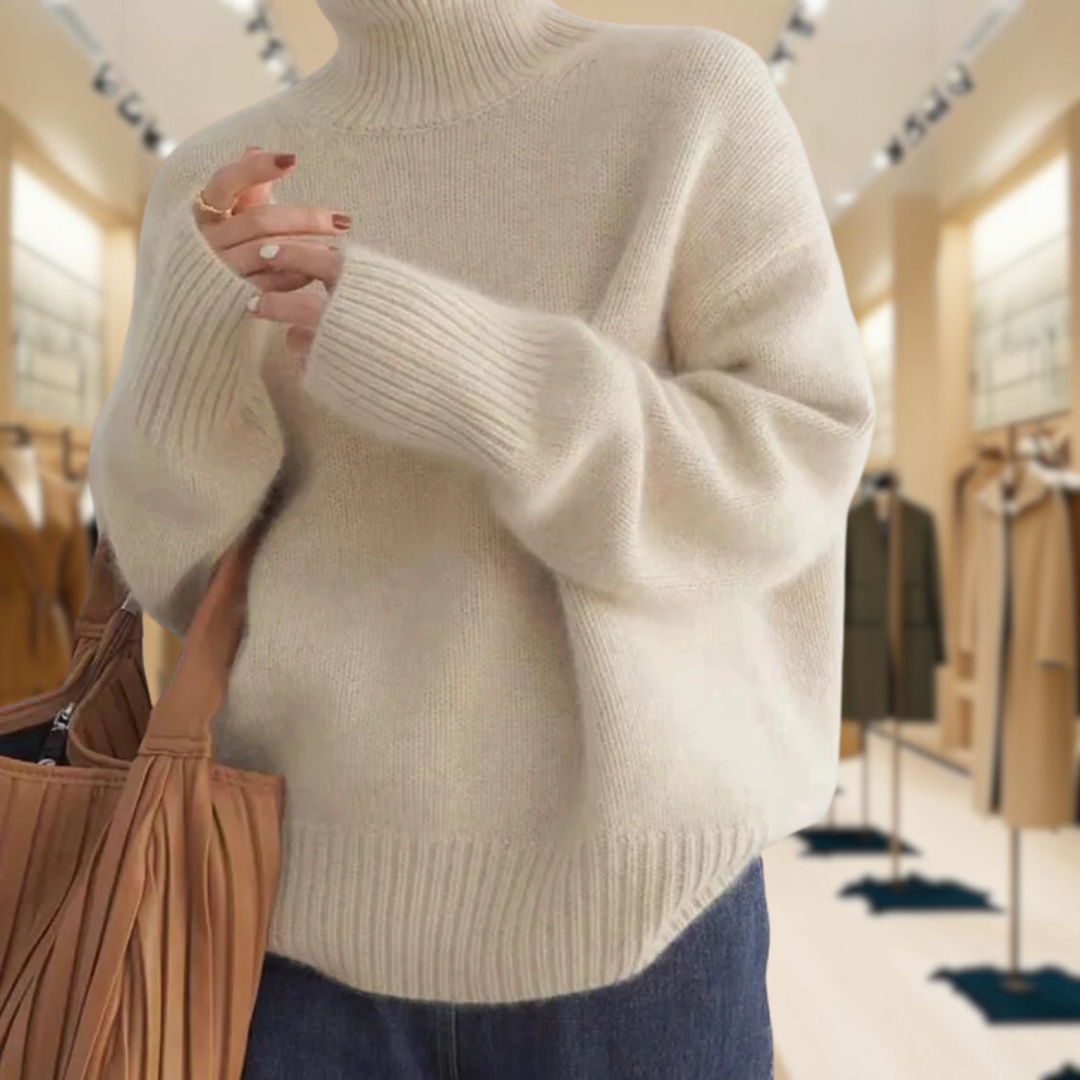 Mirrin - Rollkragenpullover aus Wolle 