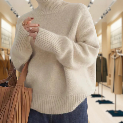 Mirrin - Rollkragenpullover aus Wolle 