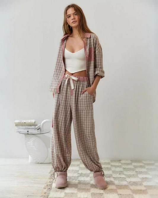 Jazmin – Gemütliches Pyjama-Set mit entspannter Passform 