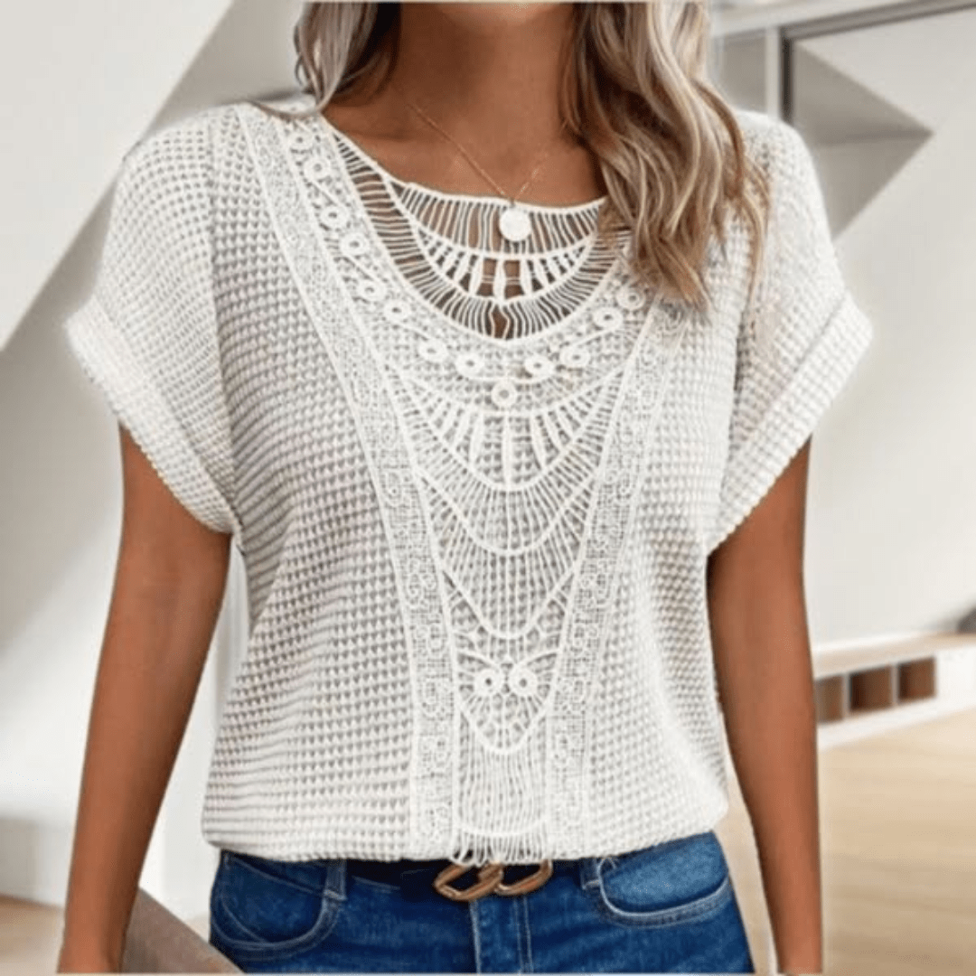 Estelle – Elegante Bluse im Ibiza-Stil