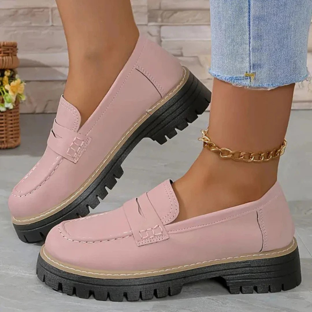 Chaye – Matte Schuhe im britischen Stil 