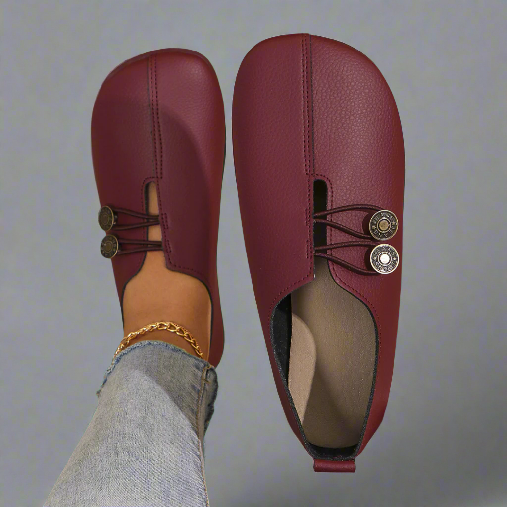 Madeline – Bequeme, flache Slipper-Sandalen 