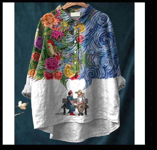 Isabella - Premium Damenshirt mit Hundeprint 