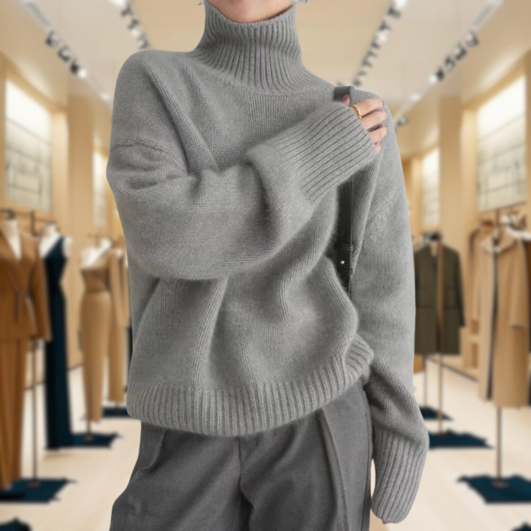 Mirrin - Rollkragenpullover aus Wolle 