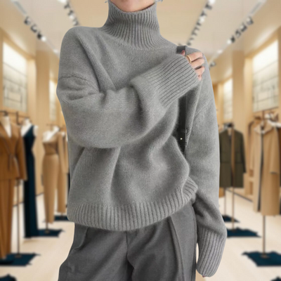 Mirrin - Rollkragenpullover aus Wolle 