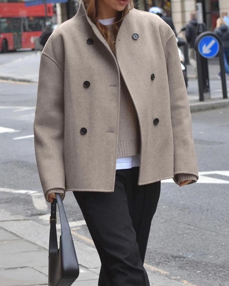 Anaia – Übergroße Jacke im französischen Stil 