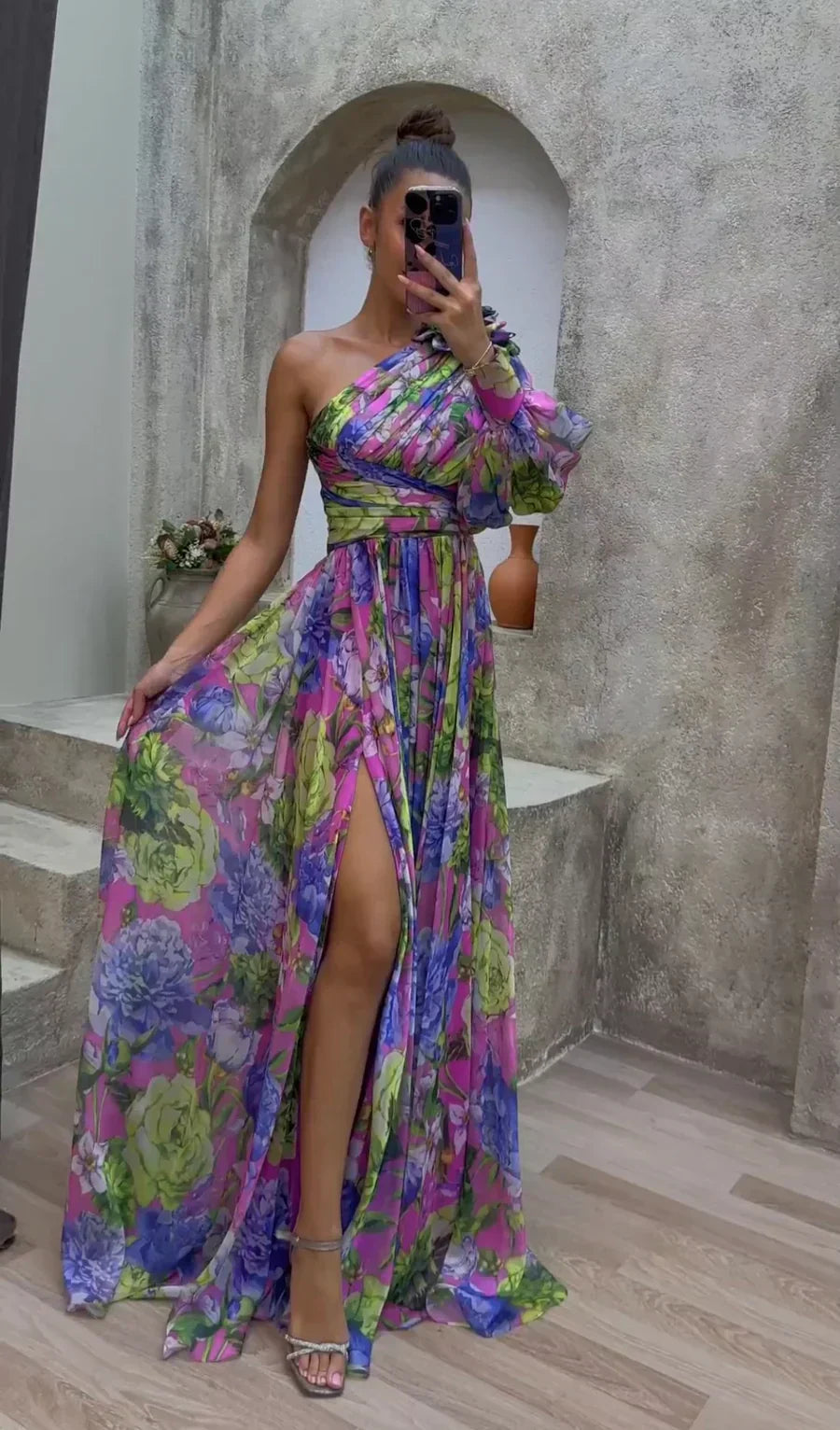 Mckenna – Strahlendes Maxikleid 