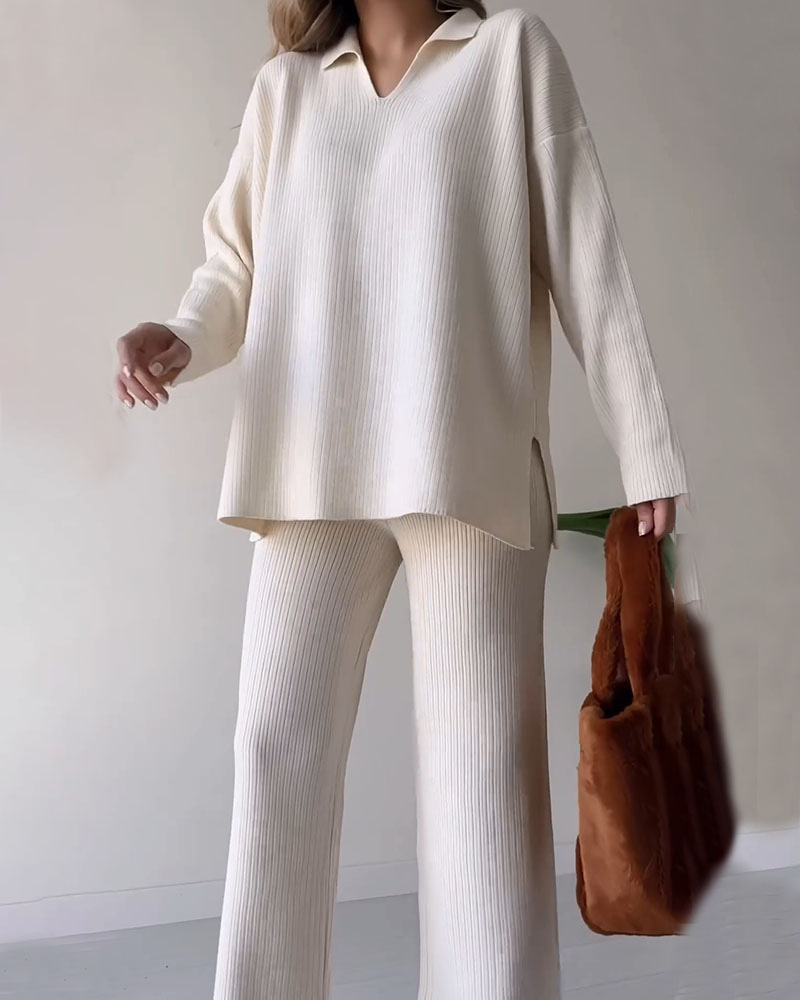 Coria – Lässiges zweiteiliges Strickset 