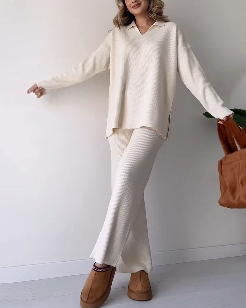 Coria – Lässiges zweiteiliges Strickset 