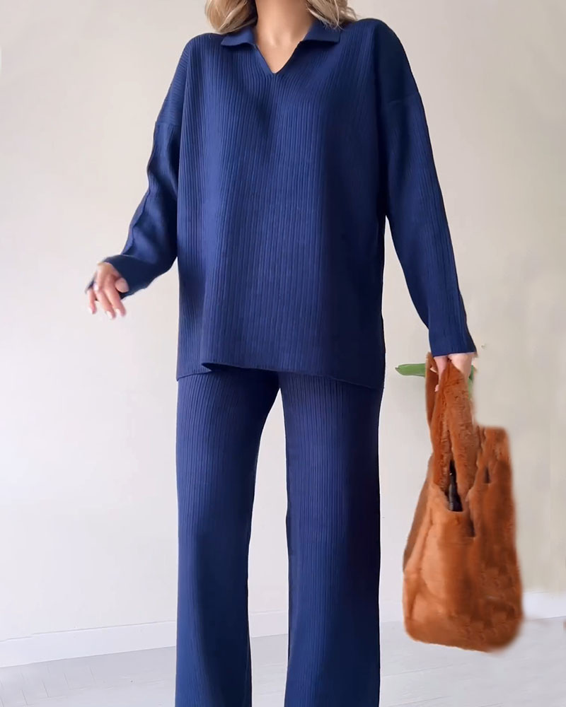 Coria – Lässiges zweiteiliges Strickset 