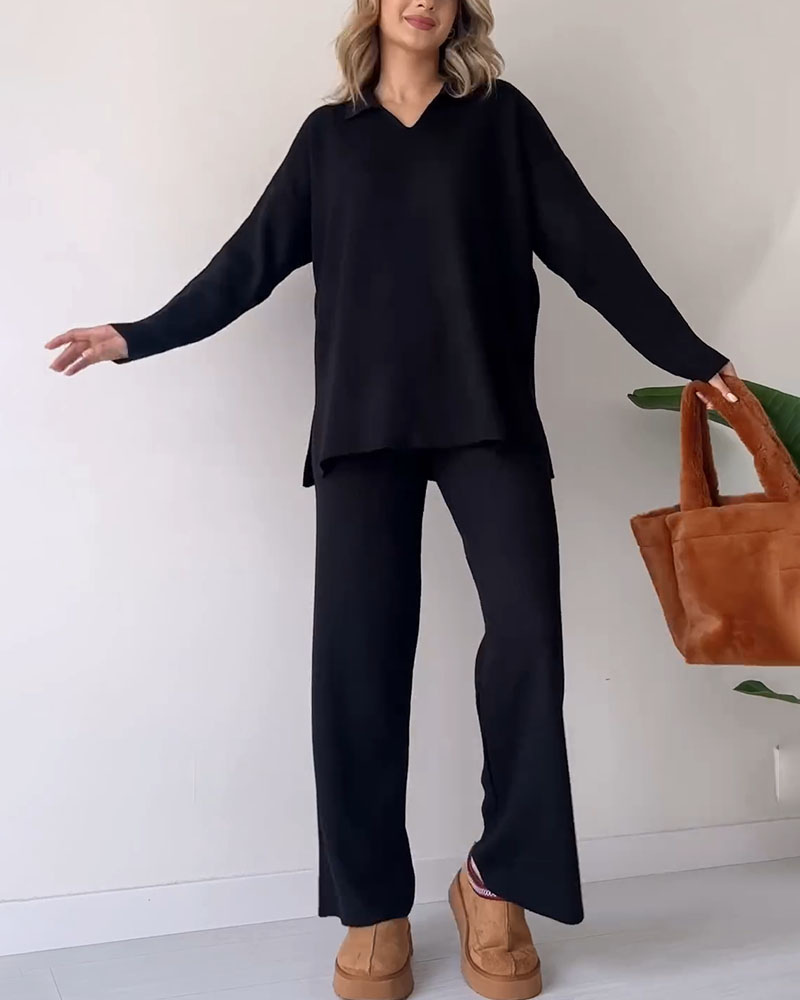 Coria – Lässiges zweiteiliges Strickset 